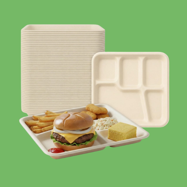 Compartment Square Plates